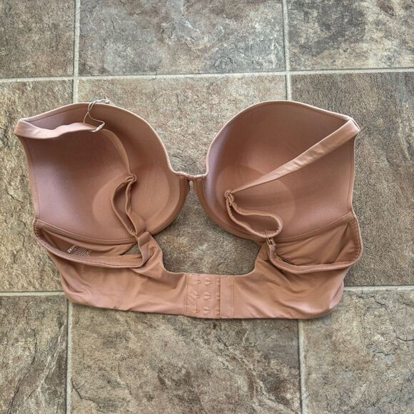 Skims Fits Everybody Pushup Demi Bra Ochre Size 42D - Picture 4 of 7